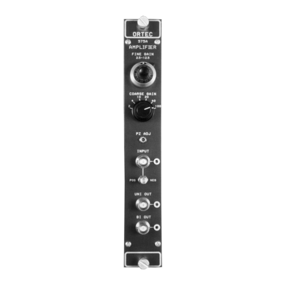 Ortec 575A Manuals
