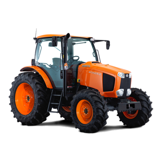 Kubota M100GX Operator's Manual