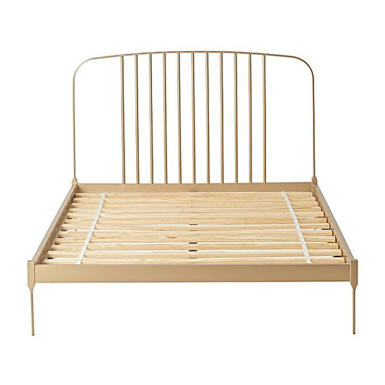The Land of Nod Larkin Low Footboard Full Bed Assembly Instructions