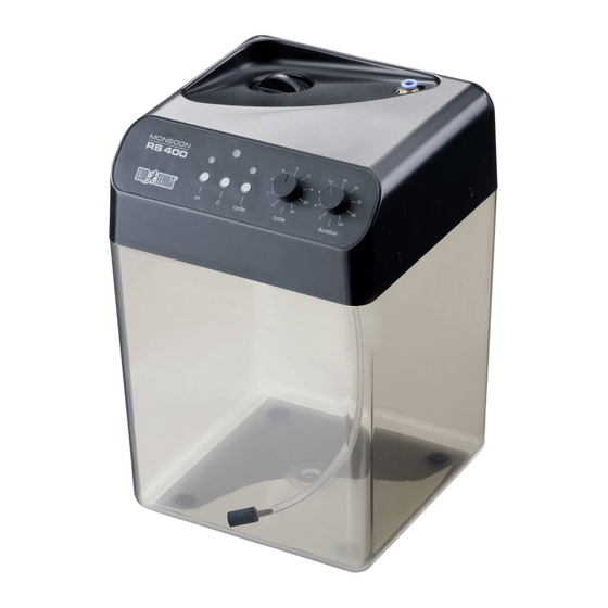 Exo Terra Monsoon RS400 Operating Instructions Manual