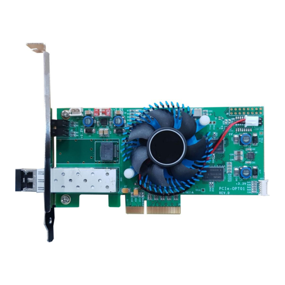 DAQ system PCIe-OPT01 User Manual