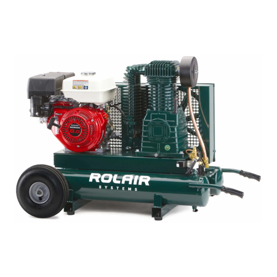 User Manuals: Rolair 8422HK30 Wheeled Gas Compressor