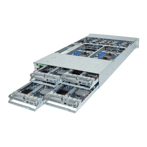 Gigabyte H263-S62-AAN1 Density Servers Manuals
