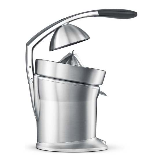 Sage Citrus Press Pro Quick Start Manual