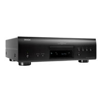 Denon DCD-1700NE Quick Start Manual