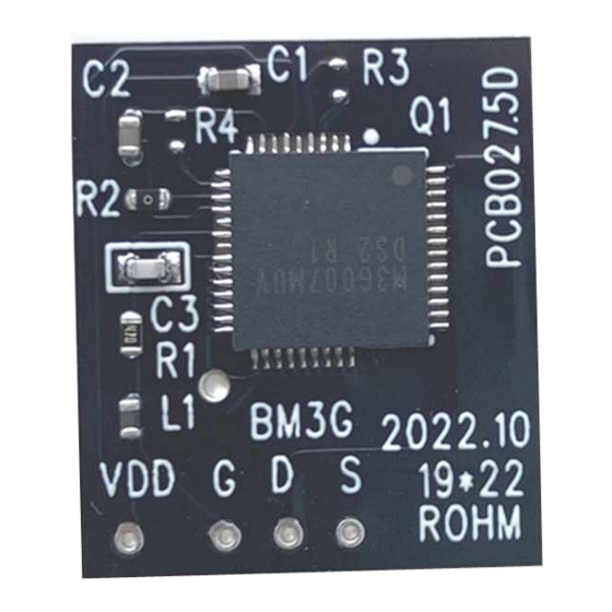 Rohm BM3G007MUV-EVK-003 User Manual