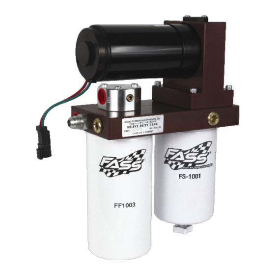 Fass HEAVY DUTY HD D07 220G Installation Manual