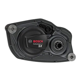 Bosch Performance SX Series Operating Instructions Manual