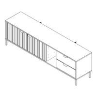 Dedeman VANDEA TV 183 4K2F2V Assembling Instruction