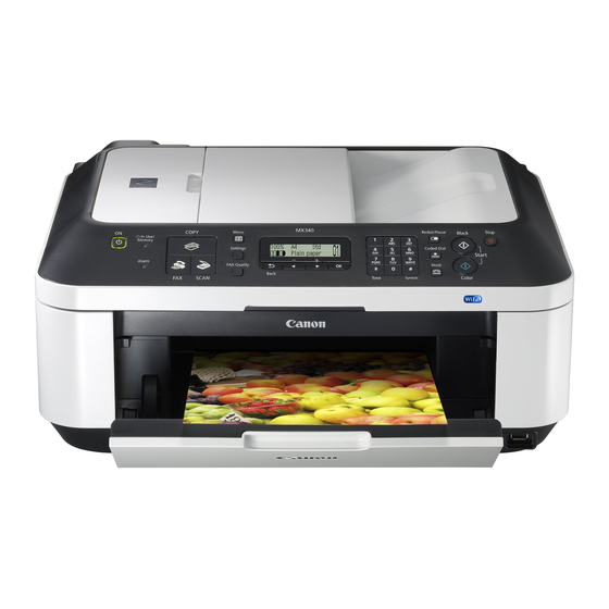 Canon PIXMA MX340 Network Installation Manual