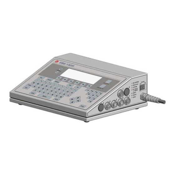 EBS -1500 SERIES Basic Manual