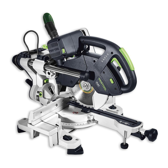 Festool KS 60 E Original Instructions Manual