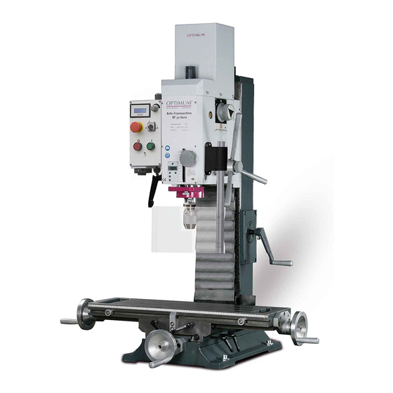 Optimum BF 30 Vario Operating Manual