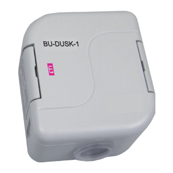 ETI BU-DUSK-1 Quick Start Manual