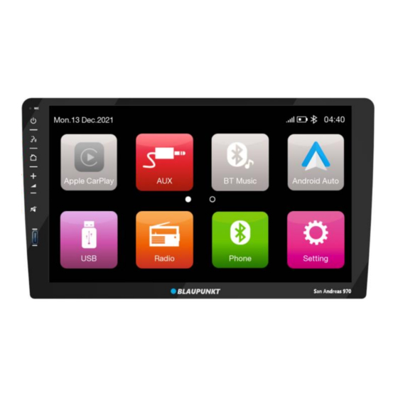 Blaupunkt B910AU User Manual