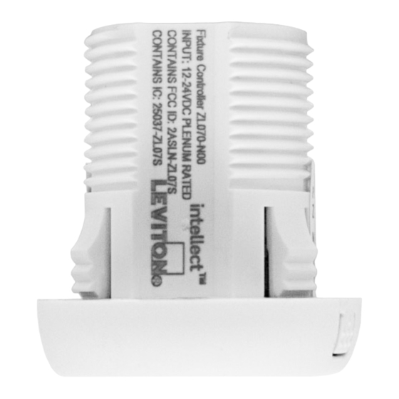 Leviton Intellect ZL07S-N00 Quick Start Manual