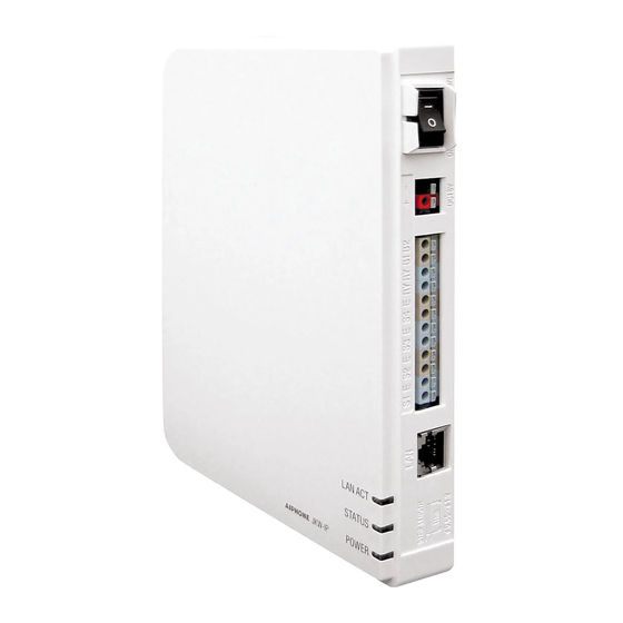 Aiphone JKW-IP Quick Start Manual