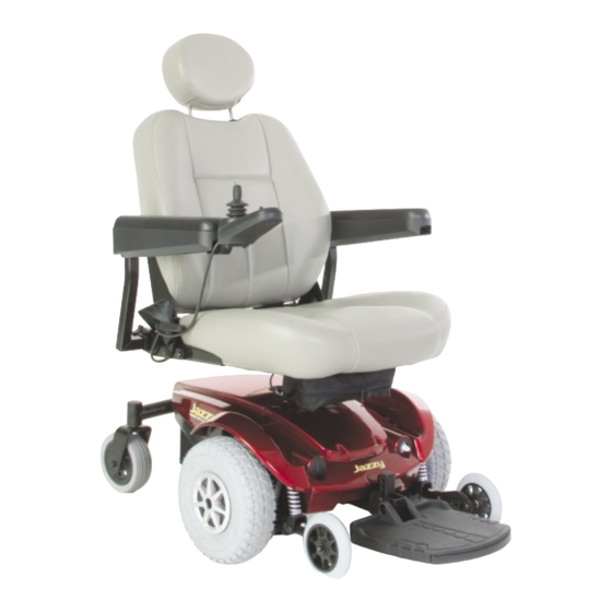 Pride Mobility Jazzy Select Owner's Manual
