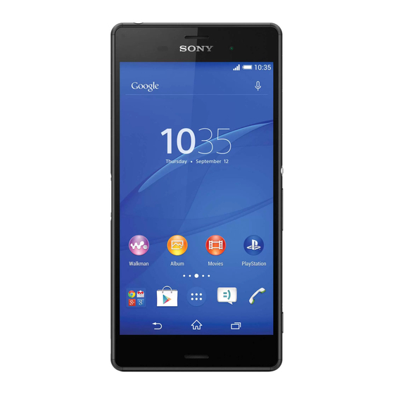 Sony Xperia Z3 D6633 White Paper