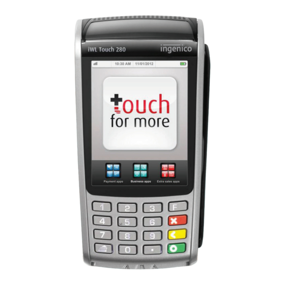 Ingenico iwl280 User Manual