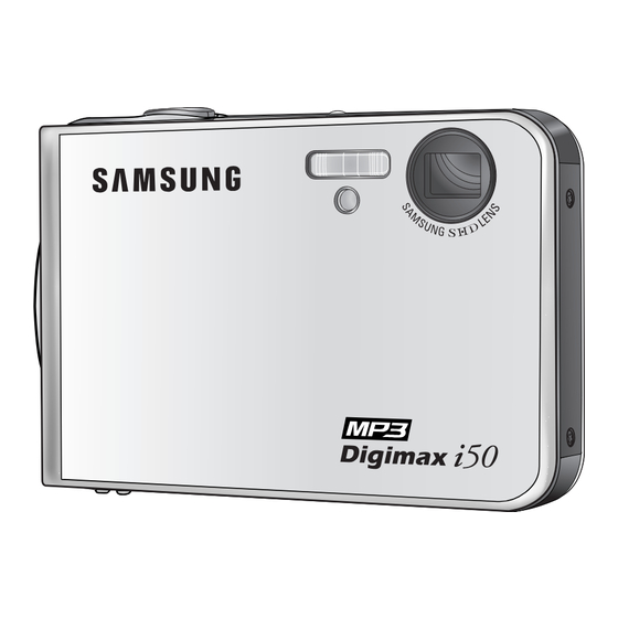 Samsung DIGIMAX I50 User Manual