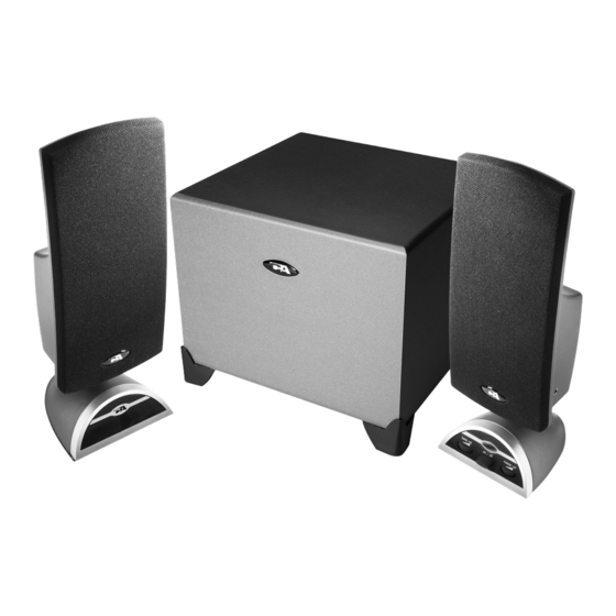 Cyber Acoustics CA-3080 Owner's Manual