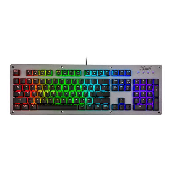 Rosewill NEON K52 Instruction Manual