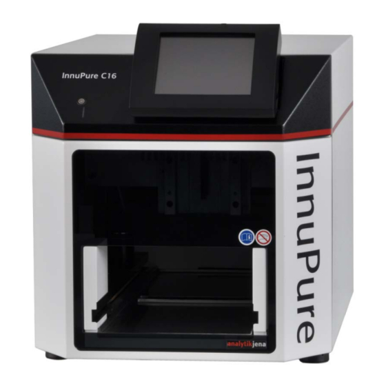 Analytic Jena InnuPure C16 Operating Manual