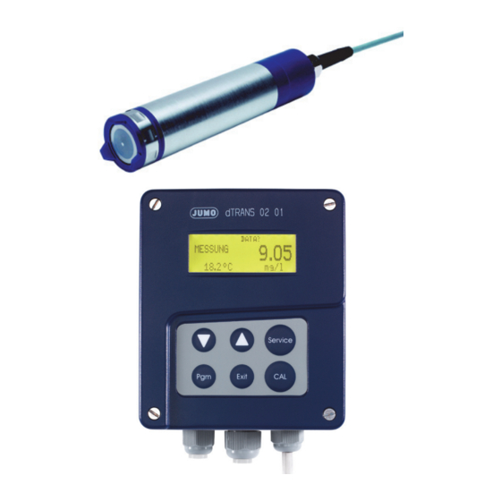 JUMO dTRANS O2 01 Manuals