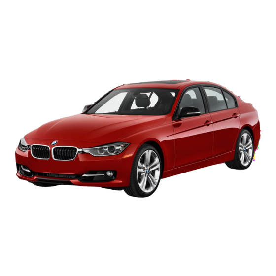 BMW 3 2016 Series Owner's Manual