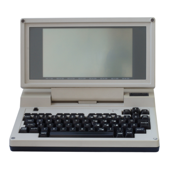 Radio Shack Tandy 200 Manual