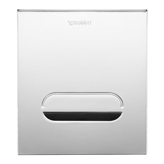 DURAVIT WD5007013000 Operating Instructions Manual