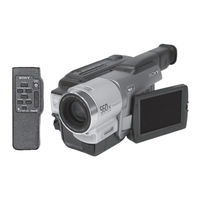 Sony Handycam Vision CCD-TRV49 Service Manual