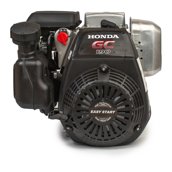Honda GC160 Owner's Manual