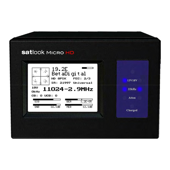 emitor Satlook Micro HD User Manual