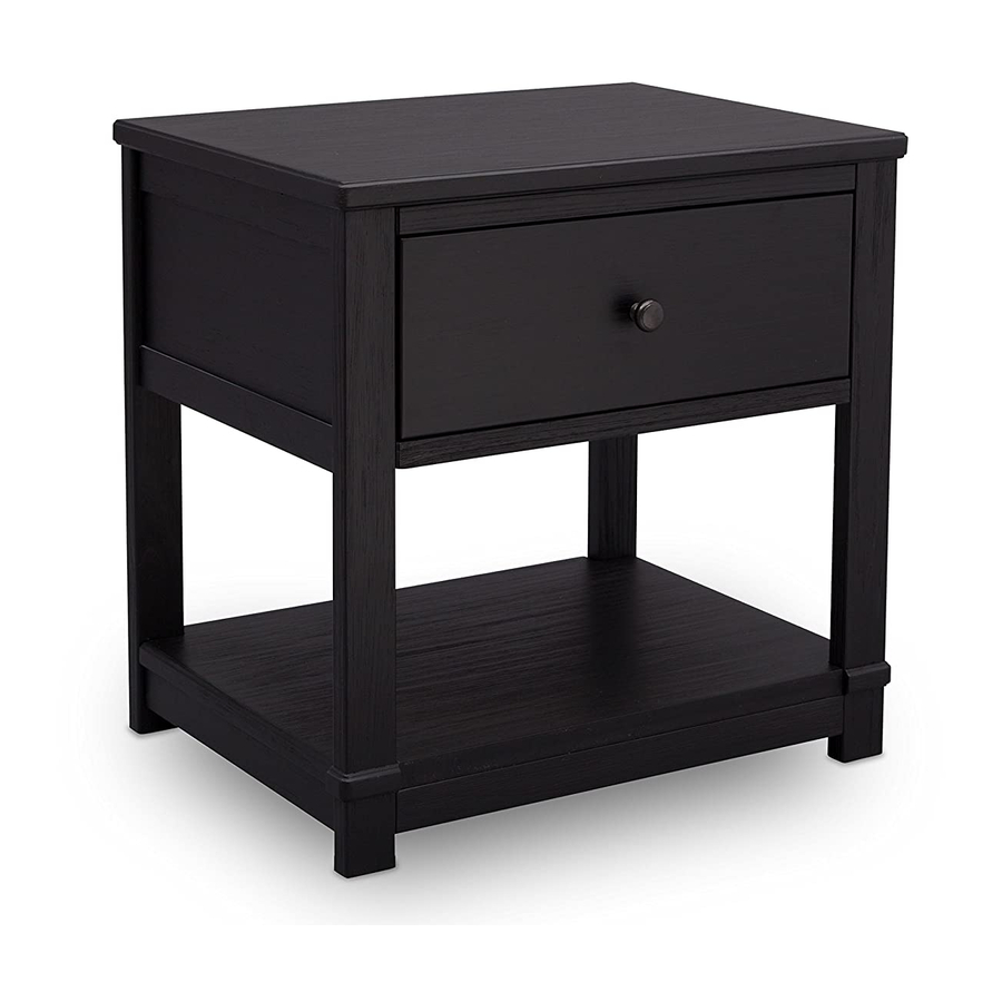 Delta Childrens Products Cali Nightstand Assembly Instructions Manual