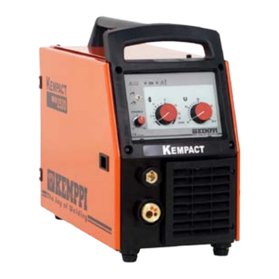 Kemppi KEMPACT MIG 2520 Operation Instruction Manual