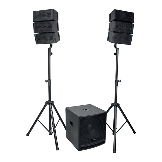 Ibiza CUBE15A-ARRAY Manual