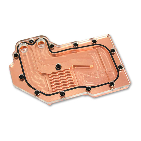 ekwb EK-FC 5850 Series Installation And Mounting Manual