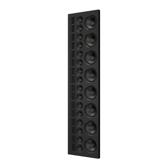 MartinLogan Statement 40XW In-Wall Backbox Install Manual