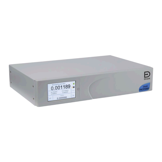 Baker Hughes Druck PACE Calibration Manual
