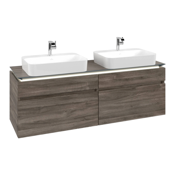 Villeroy & Boch Legato B768L0RK Installation Instruction