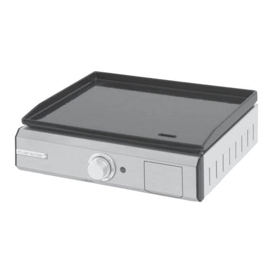 Riviera & Bar Plancha Pro QPL 1045 Operating Instructions Manual