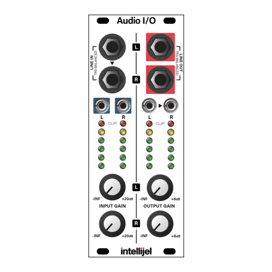 Intellijel Audio I/O v3 2023 Manuals