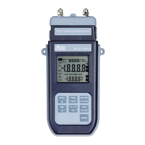 GHM Delta OHM HD2114P.0 Operating Manual