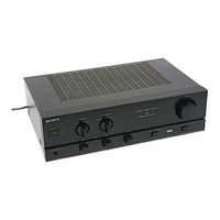 Sony TA-F110 Service Manual
