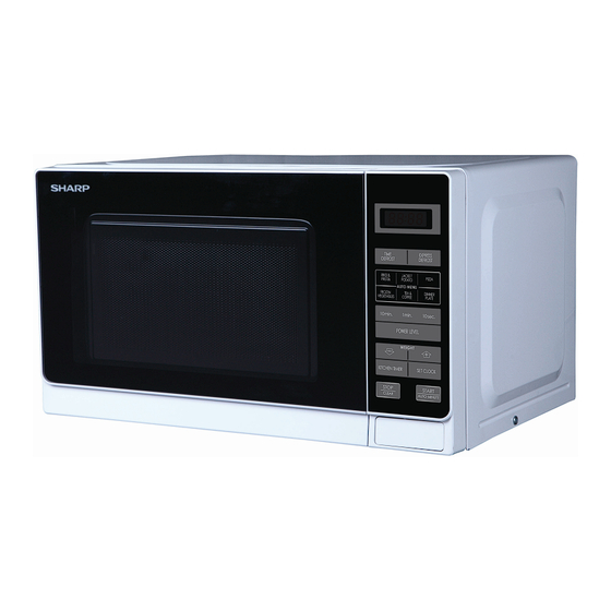 Sharp R-20A0 Service Manual