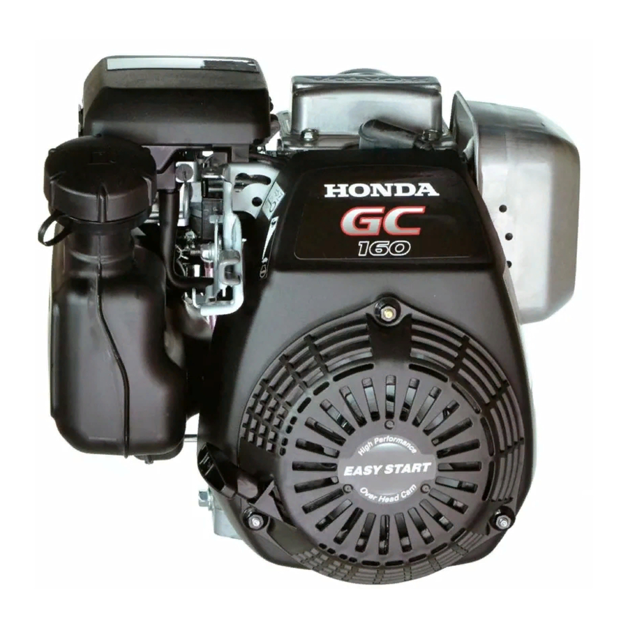 Honda GC160 Owner's Manual