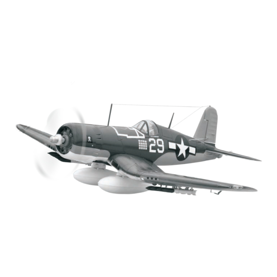 Speed Limit F4U Corsair Instruction Manual