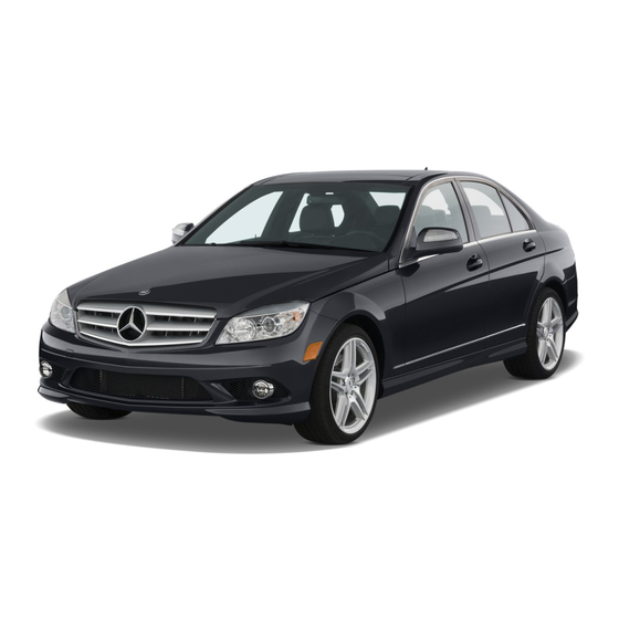 Mercedes-Benz C300 Sport 4MATIC 2009 Operator's Manual
